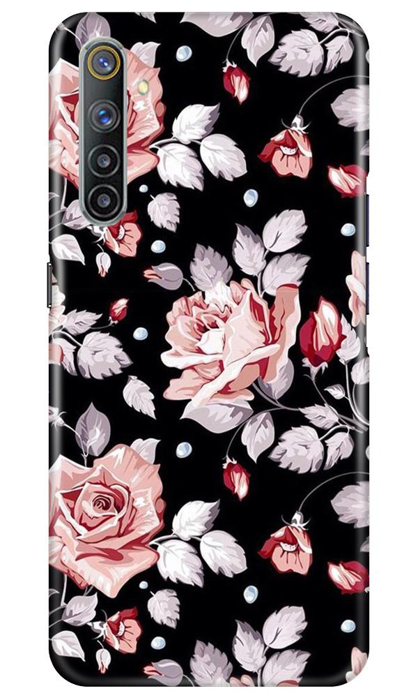 Pink rose Mobile Back Case for Realme 6 Pro (Design - 12) Pink rose Case for Realme 6 Pro