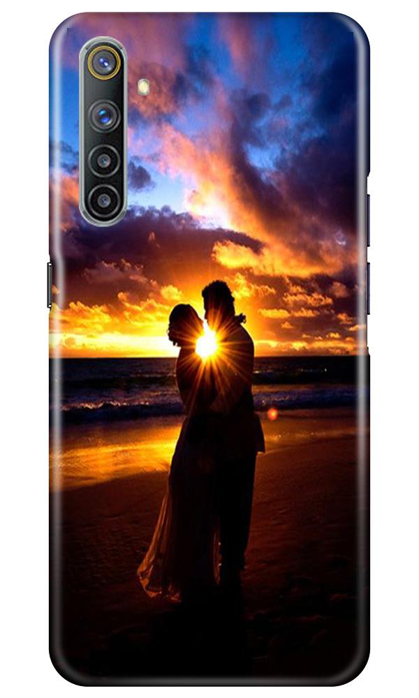 Couple Sea shore Mobile Back Case for Realme 6 Pro (Design - 13) Couple Sea shore Case for Realme 6 Pro