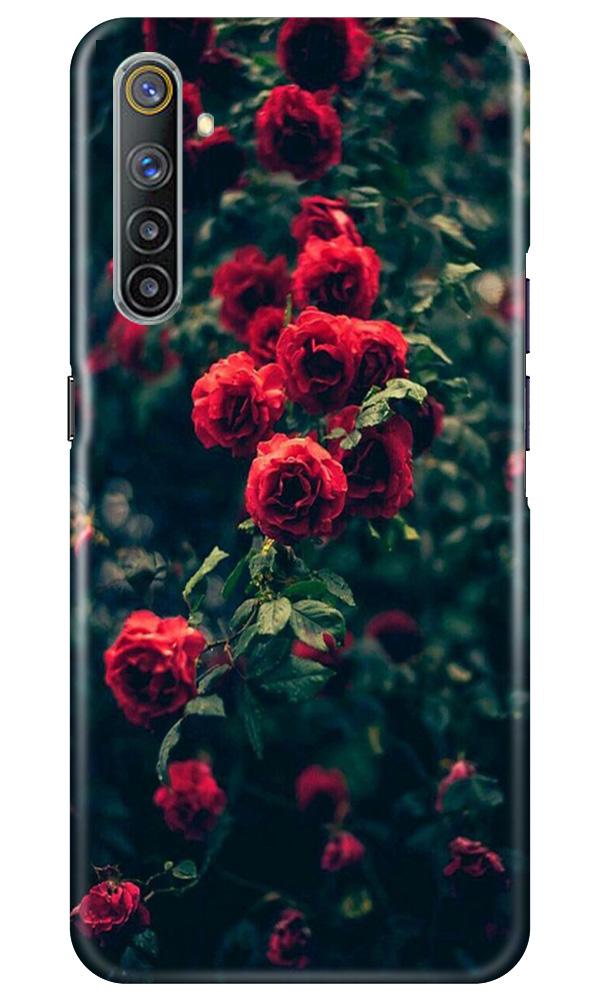 Red Rose Mobile Back Case for Realme 6 Pro (Design - 66) Red Rose Case for Realme 6 Pro