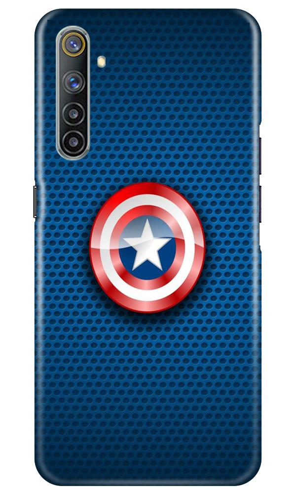 Captain America Shield Case for Realme 6 Pro (Design No. 253)