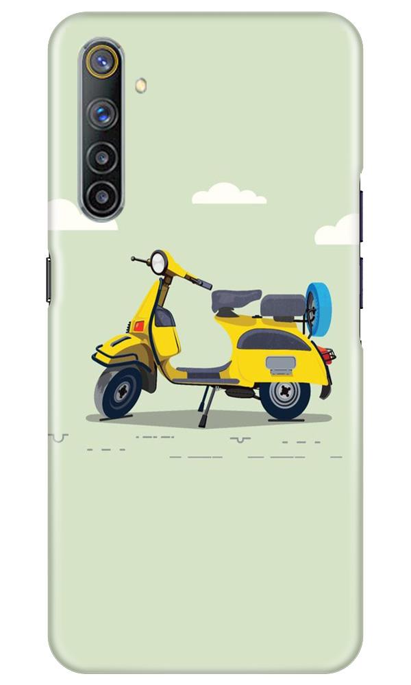 Vintage Scooter Mobile Back Case for Realme 6 Pro (Design - 260) Vintage Scooter Case for Realme 6 Pro (Design No. 260)