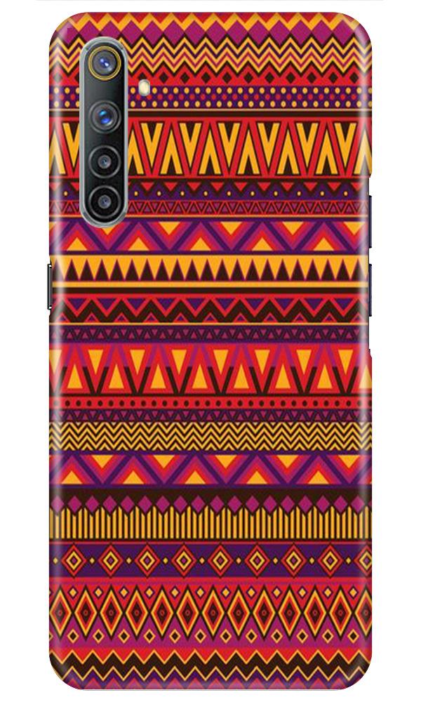 Zigzag line pattern2 Mobile Back Case for Realme 6i (Design - 10) Zigzag line pattern2 Case for Realme 6i