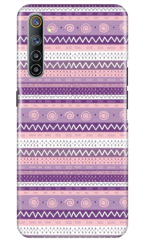 Zigzag line pattern3 Mobile Back Case for Realme 6i (Design - 11) Zigzag line pattern3 Case for Realme 6i