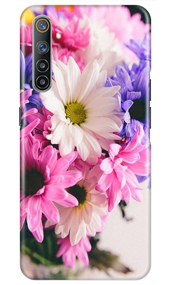 Coloful Daisy Mobile Back Case for Realme 6i (Design - 73) Coloful Daisy Case for Realme 6i