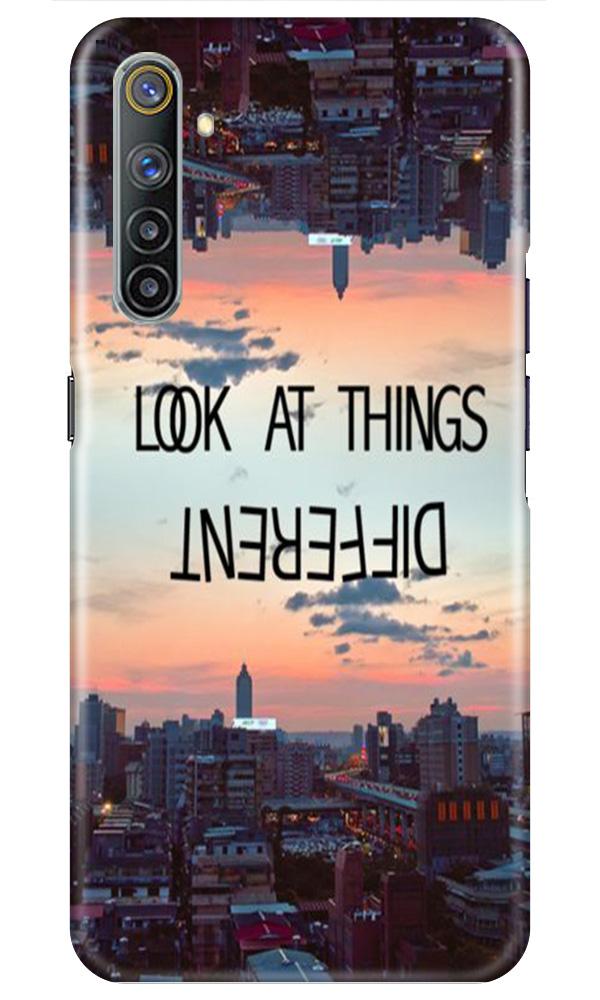 Look at things different Mobile Back Case for Realme 6i (Design - 99) Look at things different Case for Realme 6i