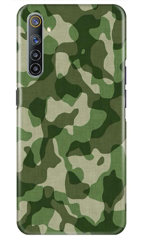 Army Camouflage Mobile Back Case for Realme 6i (Design - 106) Army Camouflage Case for Realme 6i (Design - 106)