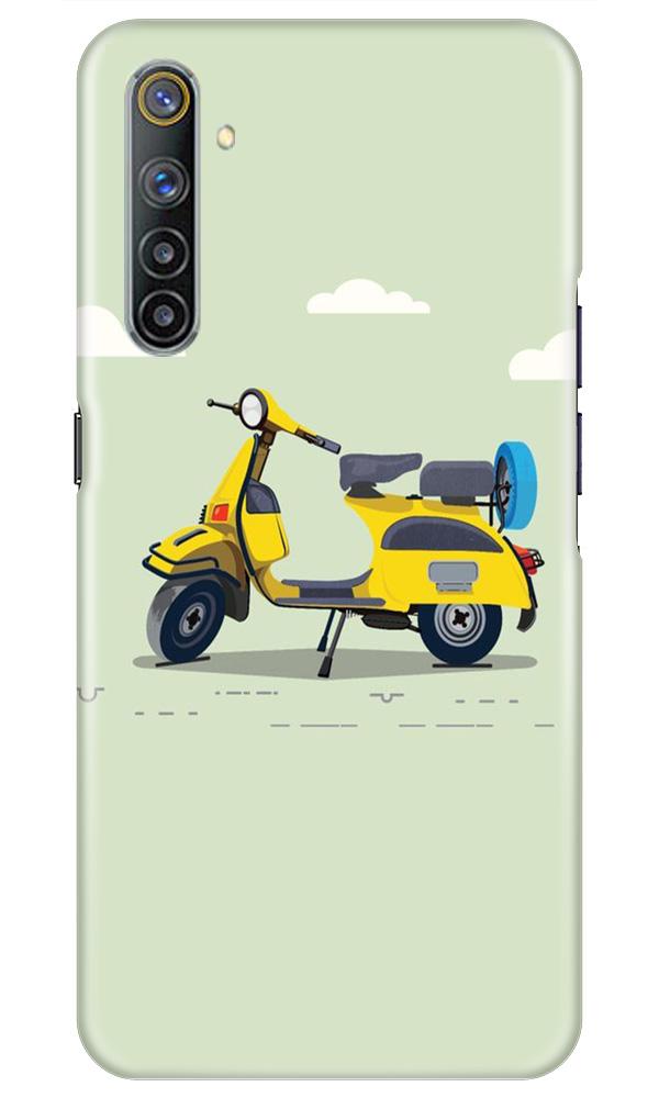 Vintage Scooter Mobile Back Case for Realme 6i (Design - 260) Vintage Scooter Case for Realme 6i (Design No. 260)