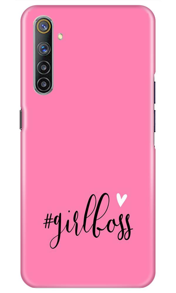 Phone Case Back Cover For Realme 6i Girl Boss Pink Mobile Back