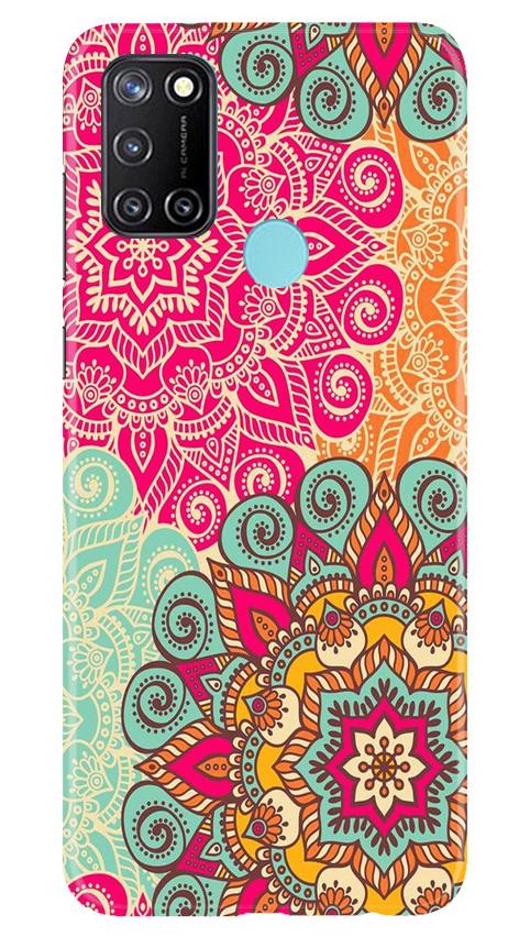 Rangoli art2 Mobile Back Case for Realme 7i (Design - 29) Rangoli art2 Case for Realme 7i