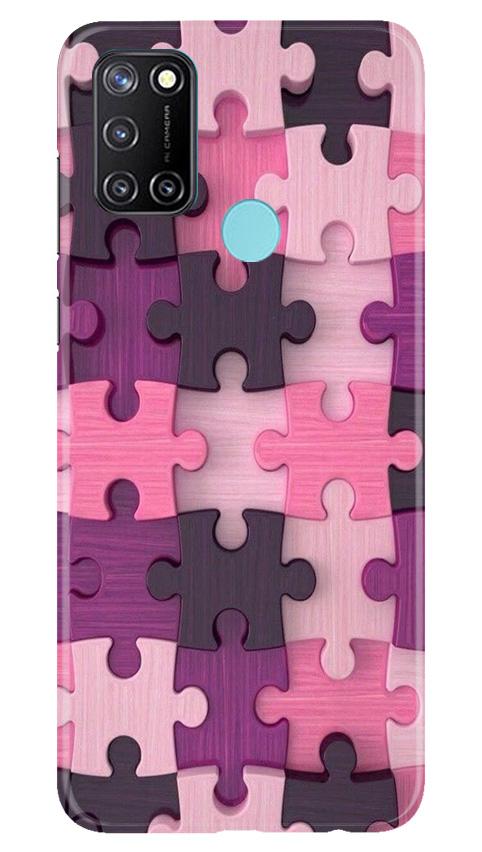 Puzzle Mobile Back Case for Realme C17 (Design - 199) Puzzle Case for Realme C17 (Design - 199)