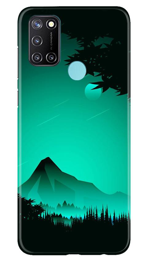Moon Mountain Mobile Back Case for Realme 7i (Design - 204) Moon Mountain Case for Realme 7i (Design - 204)