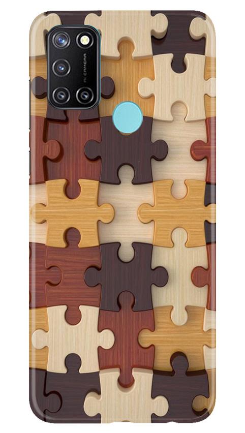 Puzzle Pattern Mobile Back Case for Realme 7i (Design - 217) Puzzle Pattern Case for Realme 7i (Design No. 217)