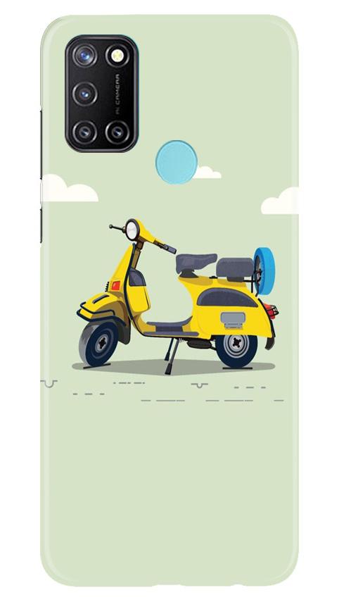 Vintage Scooter Mobile Back Case for Realme C17 (Design - 260) Vintage Scooter Case for Realme C17 (Design No. 260)