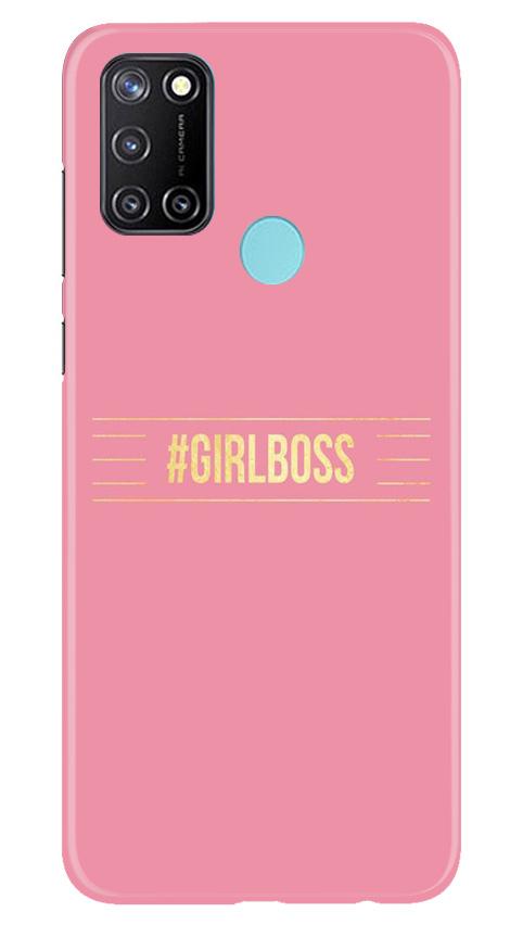Girl Boss Pink Mobile Back Case for Realme C17 (Design - 263) Girl Boss Pink Case for Realme C17 (Design No. 263)