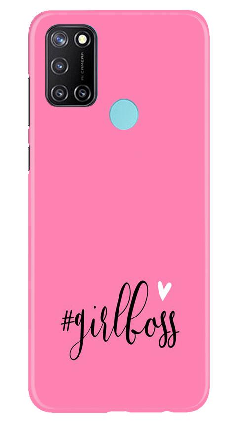 Girl Boss Pink Mobile Back Case for Realme C17 (Design - 269) Girl Boss Pink Case for Realme C17 (Design No. 269)