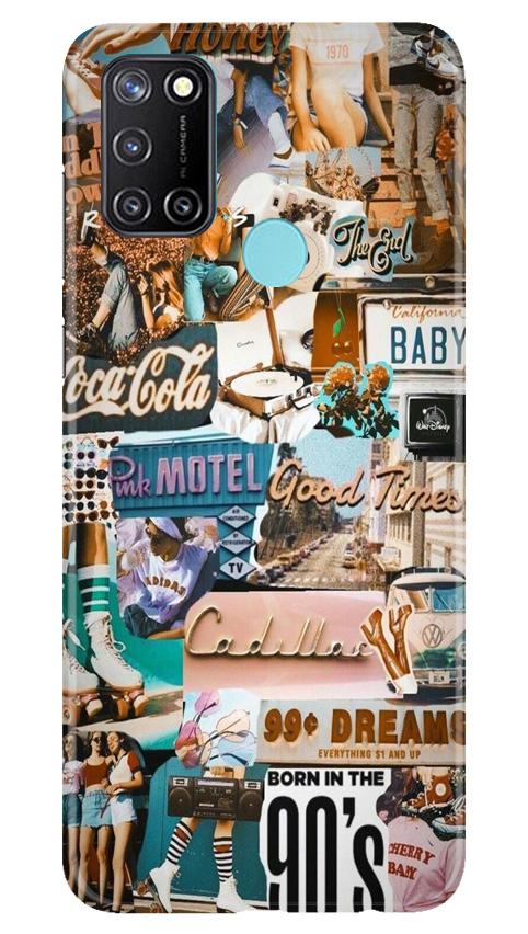 Vintage Design Mobile Back Case for Realme C17 (Design - 284) Vintage Design Case for Realme C17 (Design No. 284)