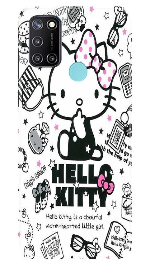 Hello Kitty Mobile Back Case for Realme 7i (Design - 361) Hello Kitty Mobile Back Case for Realme 7i (Design - 361)