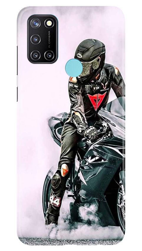 Biker Mobile Back Case for Realme 7i (Design - 383) Biker Mobile Back Case for Realme 7i (Design - 383)