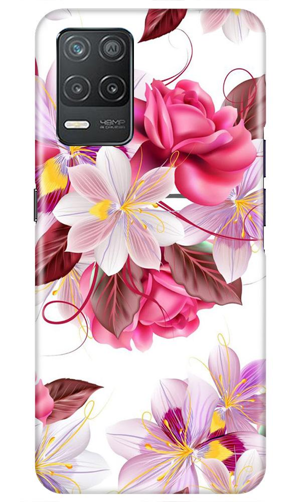 Beautiful flowers Mobile Back Case for Realme 8 5G (Design - 23) Beautiful flowers Case for Realme 8 5G