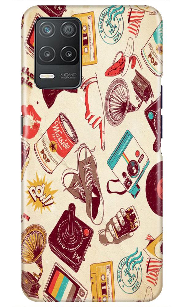 Vintage Mobile Back Case for Narzo 30 5G (Design - 35) Vintage Case for Narzo 30 5G