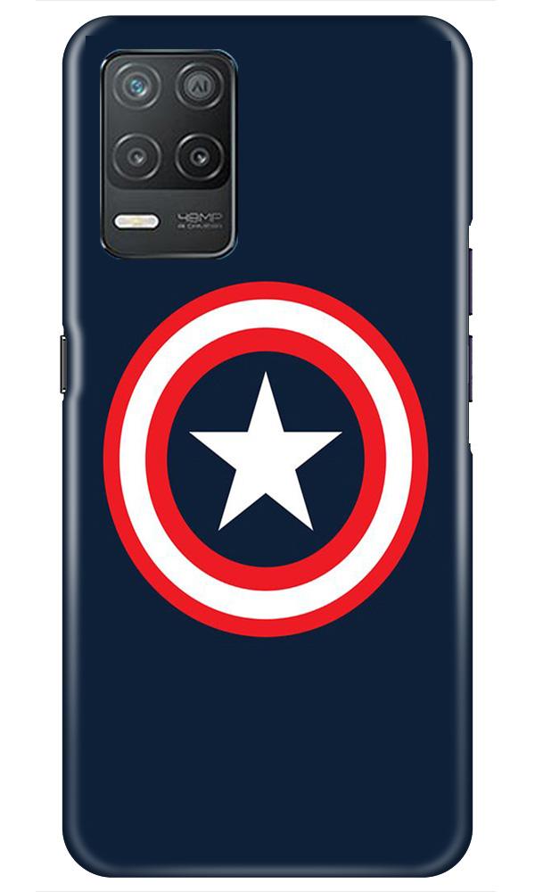 Captain America Mobile Back Case for Realme 8 5G (Design - 42) Captain America Case for Realme 8 5G
