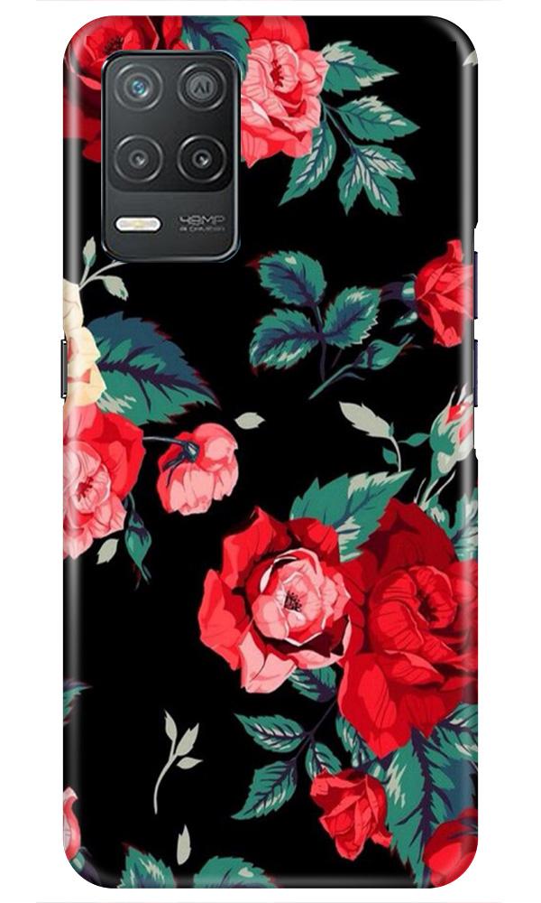 Red Rose2 Mobile Back Case for Realme 8 5G (Design - 81) Red Rose2 Case for Realme 8 5G