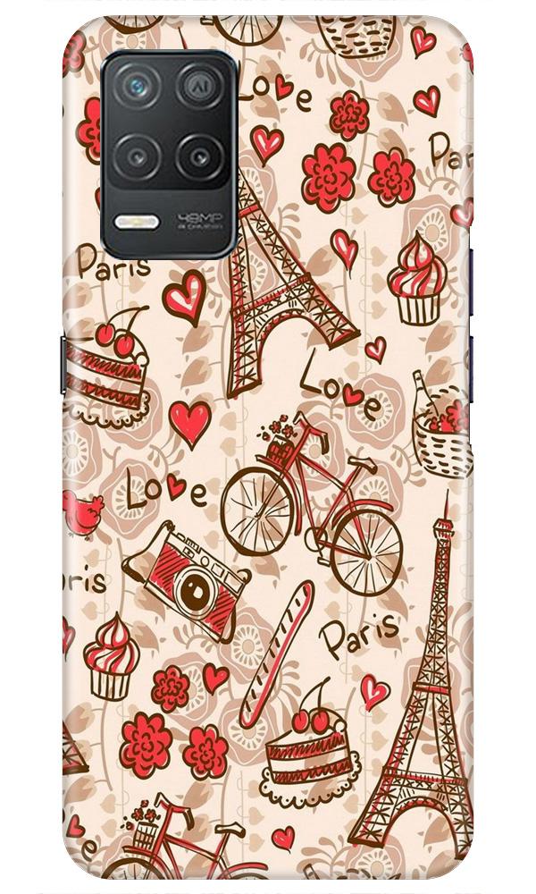 Love Paris Mobile Back Case for Narzo 30 5G (Design - 103) Love Paris Case for Narzo 30 5G (Design - 103)