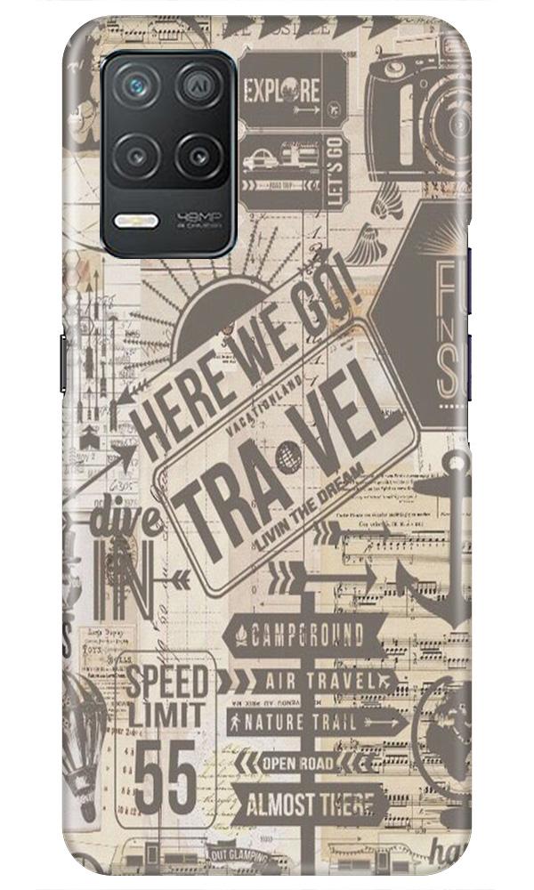 Travel Mobile Back Case for Realme 8 5G (Design - 104) Travel Case for Realme 8 5G (Design - 104)