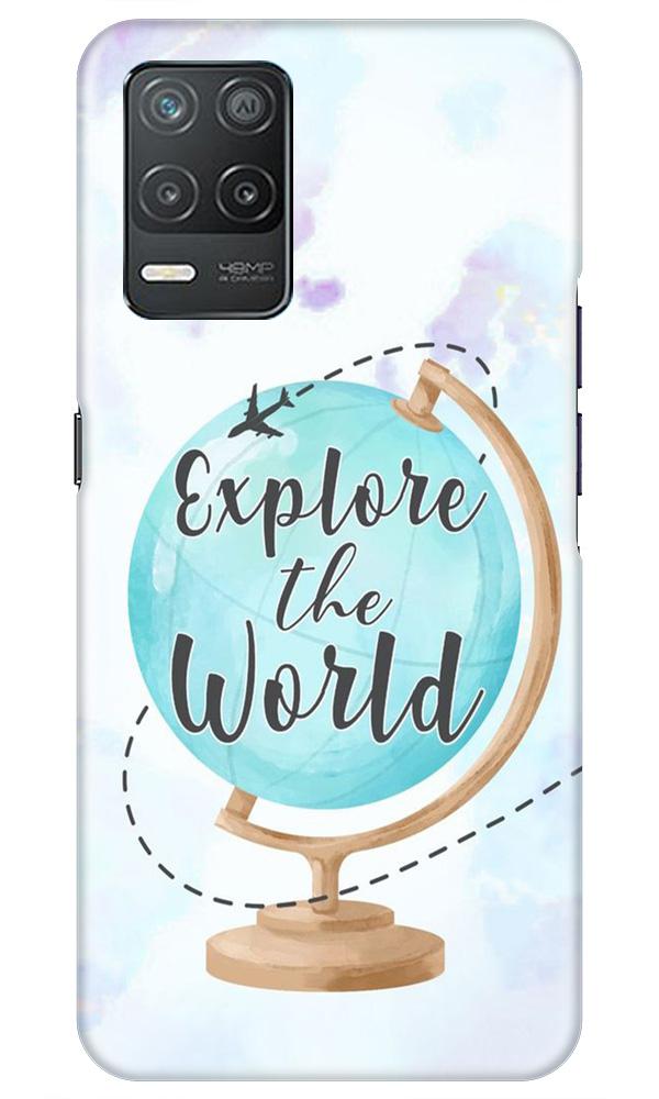 Explore the World Mobile Back Case for Narzo 30 5G (Design - 207) Explore the World Case for Narzo 30 5G (Design No. 207)