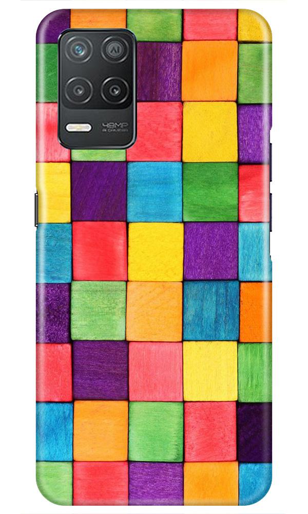 Colorful Square Mobile Back Case for Realme 8 5G (Design - 218) Colorful Square Case for Realme 8 5G (Design No. 218)