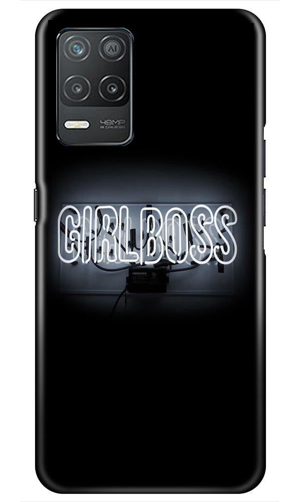 Girl Boss Black Mobile Back Case for Realme 8 5G (Design - 268) Girl Boss Black Case for Realme 8 5G (Design No. 268)