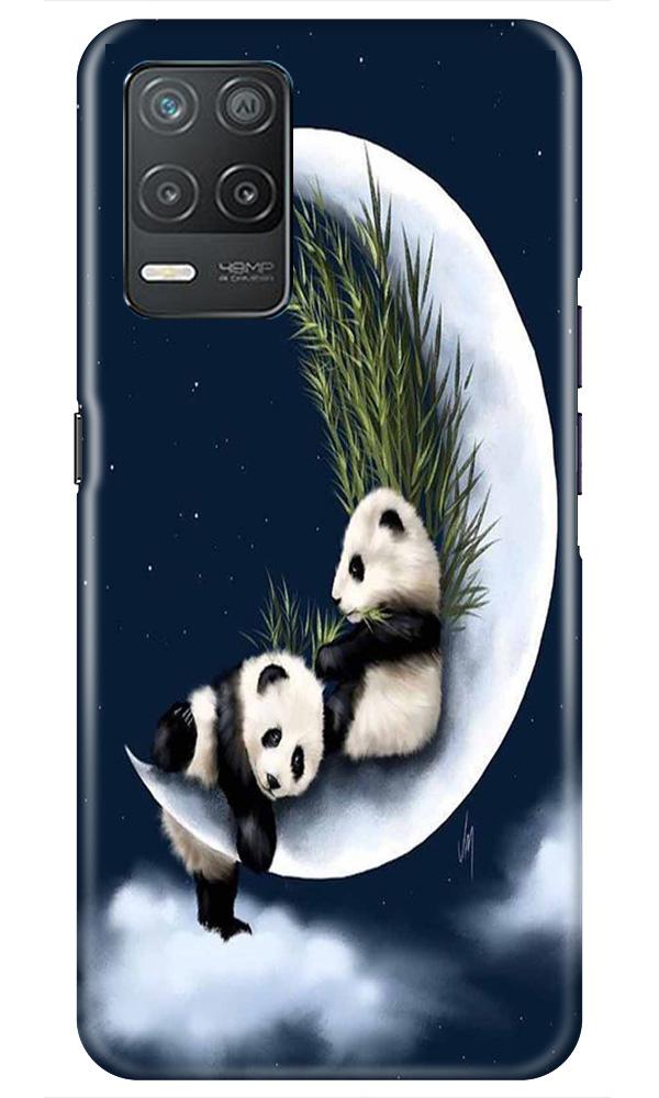 Panda Moon Mobile Back Case for Realme 8 5G (Design - 318) Panda Moon Mobile Back Case for Realme 8 5G (Design - 318)