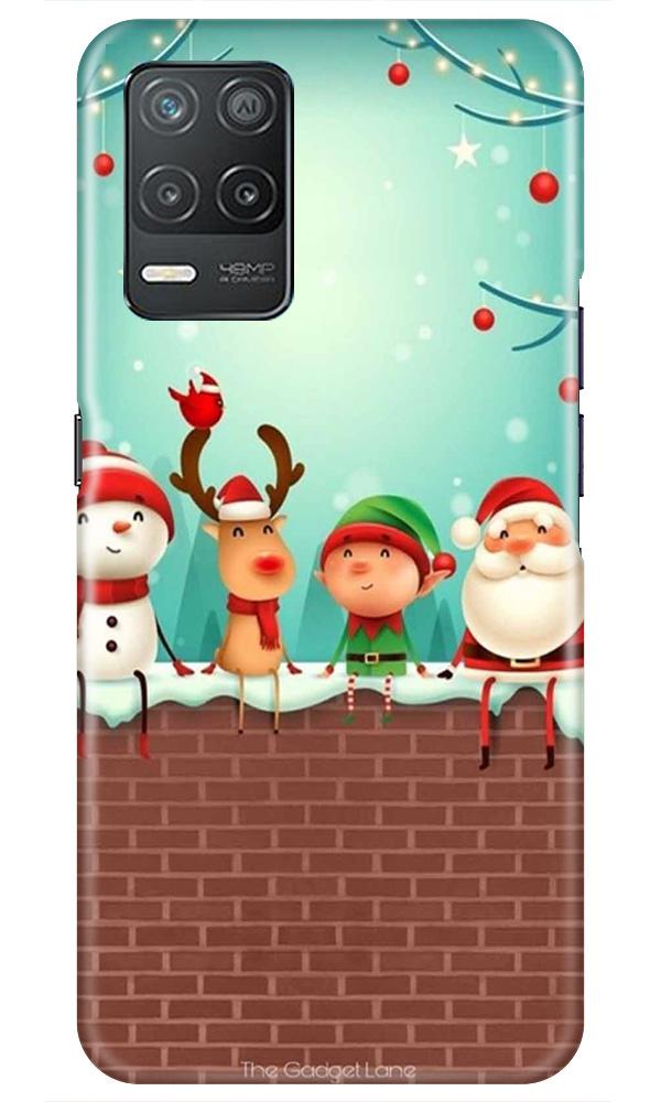Santa Claus Mobile Back Case for Narzo 30 5G (Design - 334) Santa Claus Mobile Back Case for Narzo 30 5G (Design - 334)