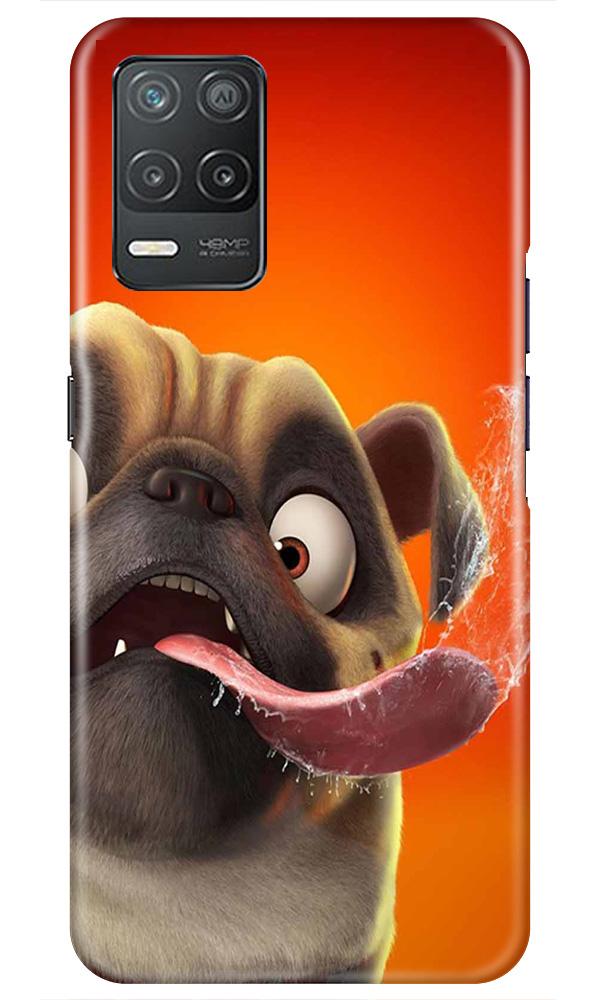 Dog Mobile Back Case for Realme 8 5G (Design - 343) Dog Mobile Back Case for Realme 8 5G (Design - 343)