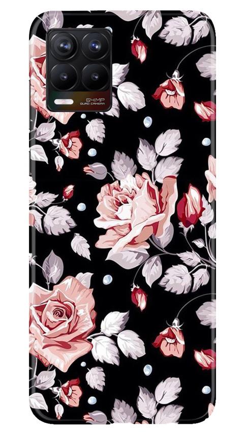 Pink rose Mobile Back Case for Realme 8 Pro (Design - 12) Pink rose Case for Realme 8 Pro
