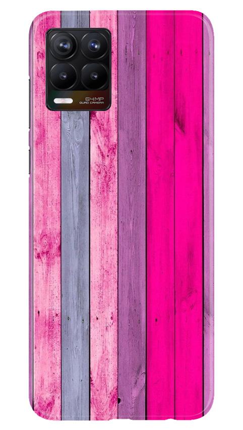 Wooden look Mobile Back Case for Realme 8 (Design - 24) Wooden look Case for Realme 8