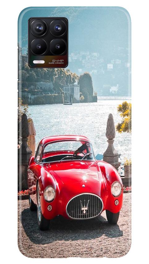 Vintage Car Mobile Back Case for Realme 8 (Design - 51) Vintage Car Case for Realme 8