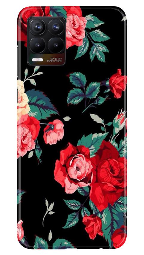 Red Rose2 Mobile Back Case for Realme 8 Pro (Design - 81) Red Rose2 Case for Realme 8 Pro