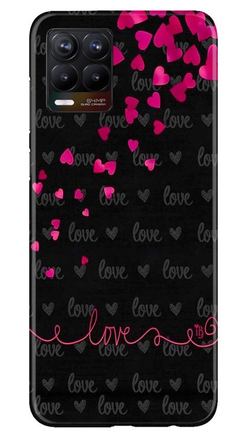 Love in Air Mobile Back Case for Realme 8 (Design - 89) Love in Air Case for Realme 8