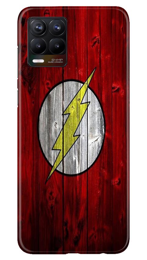 Flash Superhero Mobile Back Case for Realme 8 (Design - 116) Flash Superhero Case for Realme 8 (Design - 116)