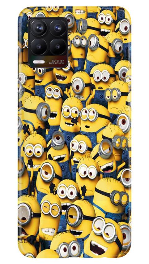 Minions Mobile Back Case for Realme 8 (Design - 126) Minions Case for Realme 8 (Design - 126)