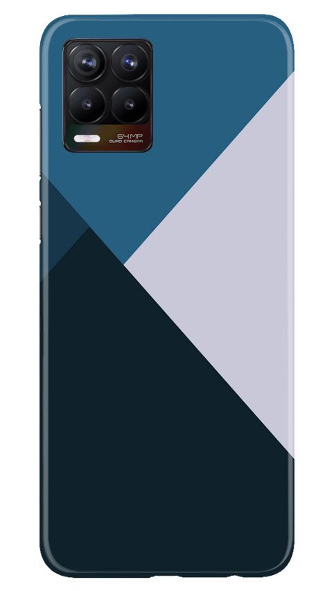 Blue Shades Mobile Back Case for Realme 8 (Design - 188) Blue Shades Case for Realme 8 (Design - 188)