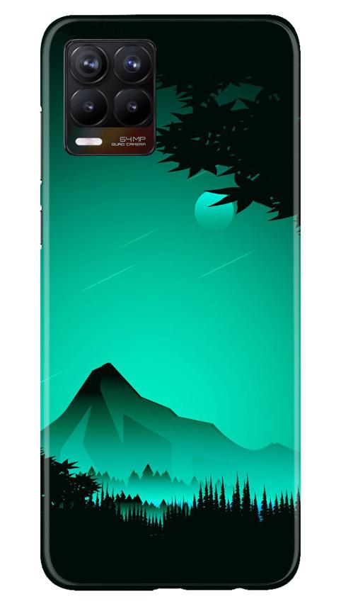 Moon Mountain Mobile Back Case for Realme 8 Pro (Design - 204) Moon Mountain Case for Realme 8 Pro (Design - 204)