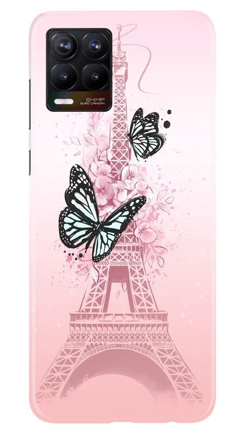 Eiffel Tower Mobile Back Case for Realme 8 (Design - 211) Eiffel Tower Case for Realme 8 (Design No. 211)
