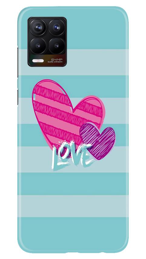 Love Mobile Back Case for Realme 8 (Design - 299) Love Case for Realme 8 (Design No. 299)