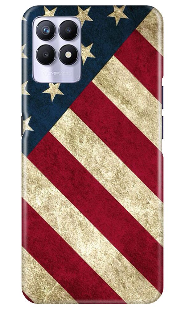 America Mobile Back Case for Realme 8i (Design - 79) America Case for Realme 8i