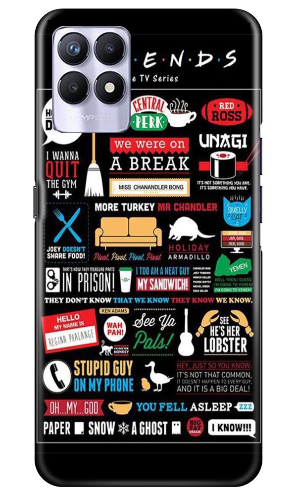 Friends Mobile Back Case for Realme 8i (Design - 145) Friends Case for Realme 8i (Design - 145)