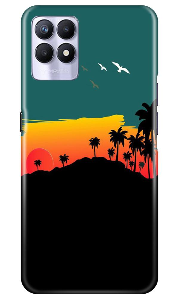 Sky Trees Mobile Back Case for Realme 8i (Design - 191) Sky Trees Case for Realme 8i (Design - 191)