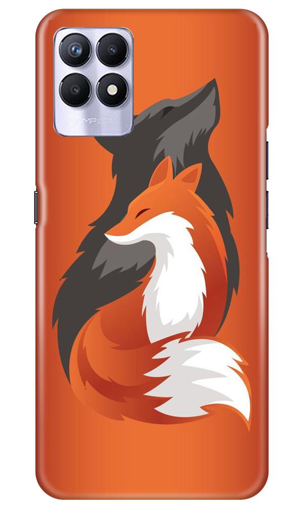 Wolf Mobile Back Case for Realme 8i (Design - 224) Wolf Case for Realme 8i (Design No. 224)