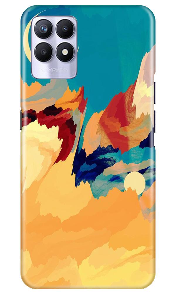 Modern Art Mobile Back Case for Realme 8i (Design - 236) Modern Art Case for Realme 8i (Design No. 236)